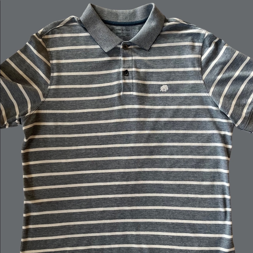 Banana republic striped polo Shirt